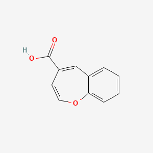 Benzo[b]oxepine-4-carboxylic acid chemical structure (CAS 923169-40-8)