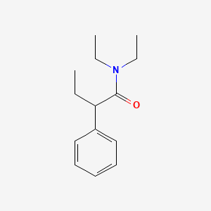 N,N-Diethyl-2-phenylbutanamide chemical structure (CAS 92321-53-4)