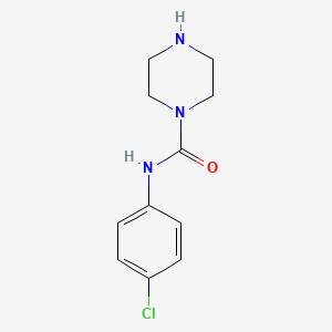 N-(4-Chlorophenyl)piperazine-1-carboxamide chemical structure (CAS 923242-63-1)