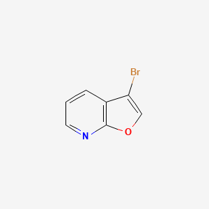 3-Bromofuro[2,3-b]pyridine chemical structure (CAS 92404-58-5)