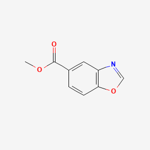 Methyl benzo[d]oxazole-5-carboxylate chemical structure (CAS 924869-17-0)