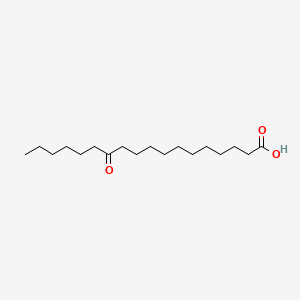 12-Oxooctadecanoic acid chemical structure (CAS 925-44-0)