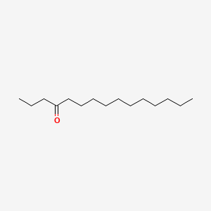 Pentadecan-4-one chemical structure (CAS 925-51-9)
