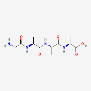 L-Alanyl-L-alanyl-L-alanyl-L-alanine chemical structure (CAS 926-79-4)