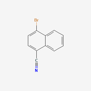 4-Bromo-1-naphthonitrile chemical structure (CAS 92616-49-4)