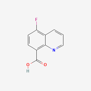 5-Fluoroquinoline-8-carboxylic acid chemical structure (CAS 926252-31-5)