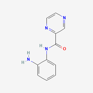 N-(2-Aminophenyl)pyrazine-2-carboxamide chemical structure (CAS 926259-99-6)