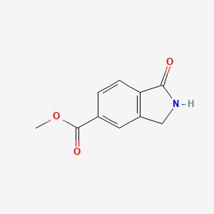 Methyl 1-oxoisoindoline-5-carboxylate chemical structure (CAS 926307-72-4)