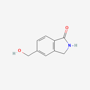 5-(Hydroxymethyl)isoindolin-1-one chemical structure (CAS 926307-97-3)