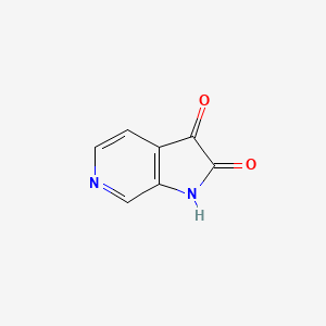 1H-Pyrrolo[2,3-c]pyridine-2,3-dione chemical structure (CAS 92635-33-1)