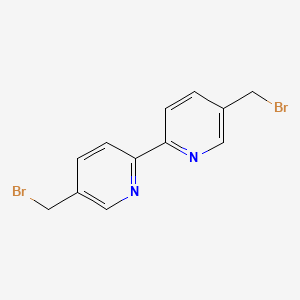 5,5'-Bis(bromomethyl)-2,2'-bipyridine chemical structure (CAS 92642-09-6)