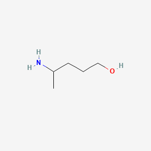 4-Aminopentan-1-ol chemical structure (CAS 927-55-9)