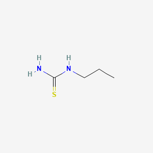1-Propylthiourea chemical structure (CAS 927-67-3)