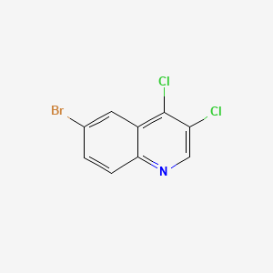 6-Bromo-3,4-dichloroquinoline chemical structure (CAS 927801-17-0)