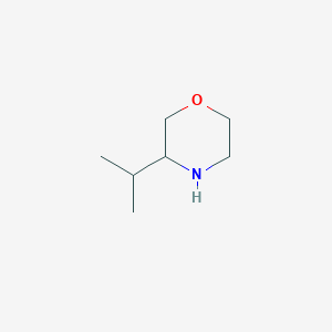 3-Isopropylmorpholine chemical structure (CAS 927802-40-2)