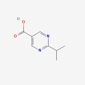 2-Isopropylpyrimidine-5-carboxylic acid chemical structure (CAS 927803-31-4)