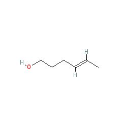 (E)-Hex-4-en-1-ol chemical structure (CAS 928-92-7)