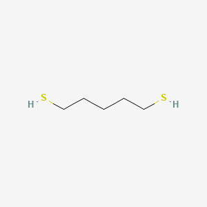 1,5-Pentanedithiol chemical structure (CAS 928-98-3)