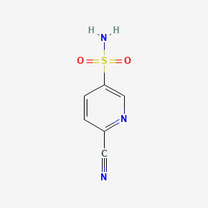 6-Cyanopyridine-3-sulfonamide chemical structure (CAS 928139-32-6)