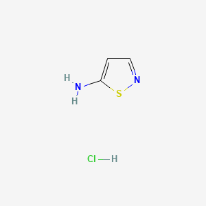 Isothiazol-5-amine hydrochloride chemical structure (CAS 92815-50-4)