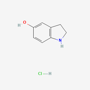 Indolin-5-ol hydrochloride chemical structure (CAS 92818-38-7)