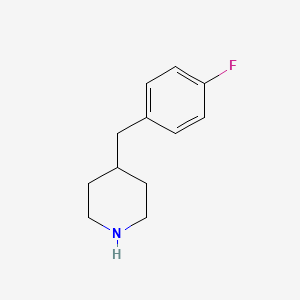 4-(4'-Fluorobenzyl)piperidine chemical structure (CAS 92822-02-1)