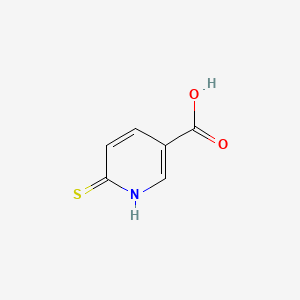 6-Mercaptonicotinic acid chemical structure (CAS 92823-43-3)