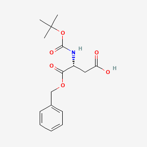 Boc-D-Asp-OBzl chemical structure (CAS 92828-64-3)