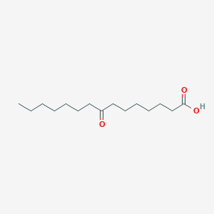 8-Oxopentadecanoic acid chemical structure (CAS 92857-47-1)