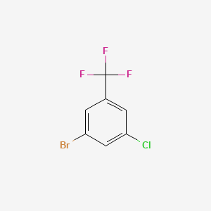 1-Bromo-3-chloro-5-(trifluoromethyl)benzene chemical structure (CAS 928783-85-1)