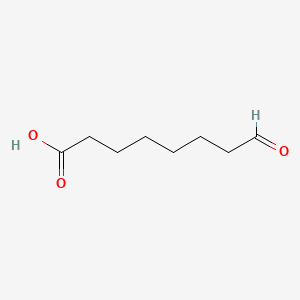 8-Oxooctanoic acid chemical structure (CAS 929-48-6)