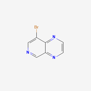 8-Bromopyrido[3,4-b]pyrazine chemical structure (CAS 929074-45-3)