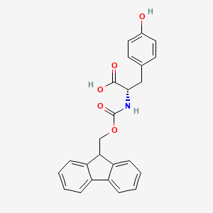 Fmoc-Tyr-OH chemical structure (CAS 92954-90-0)