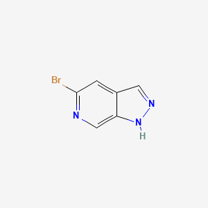5-Bromo-1H-pyrazolo[3,4-c]pyridine chemical structure (CAS 929617-35-6)