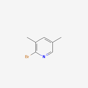 2-Bromo-3,5-dimethylpyridine chemical structure (CAS 92992-85-3)