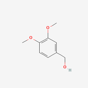(3,4-Dimethoxyphenyl)methanol chemical structure (CAS 93-03-8)