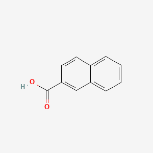 2-Naphthoic acid chemical structure (CAS 93-09-4)