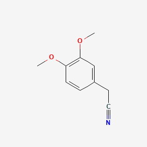 3,4-Dimethoxyphenylacetonitrile chemical structure (CAS 93-17-4)