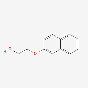 2-(Naphthalen-2-yloxy)ethanol chemical structure (CAS 93-20-9)