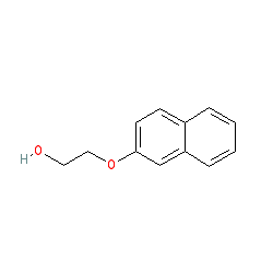 2-(Naphthalen-2-yloxy)ethanol chemical structure (CAS 93-20-9)