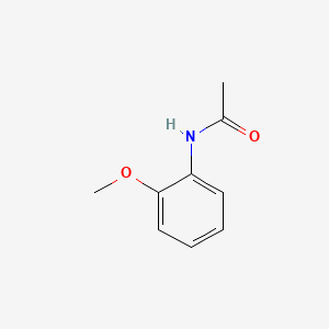 N-(2-Methoxyphenyl)acetamide chemical structure (CAS 93-26-5)