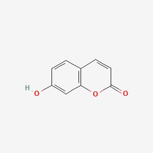 7-Hydroxy-2H-chromen-2-one chemical structure (CAS 93-35-6)