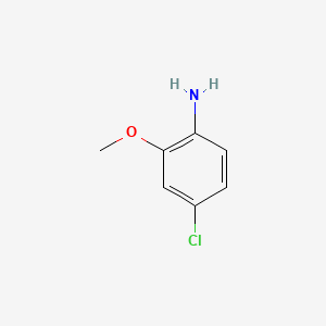 4-Chloro-2-methoxyaniline chemical structure (CAS 93-50-5)