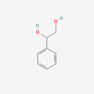 1-Phenylethane-1,2-diol chemical structure (CAS 93-56-1)