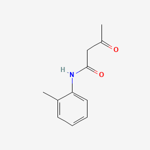 2-Methylacetoacetanilide chemical structure (CAS 93-68-5)