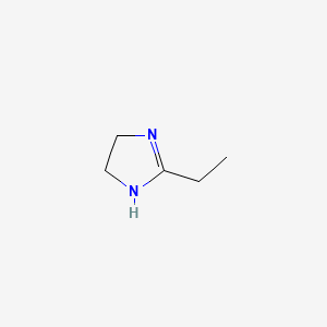 2-Ethyl-2-imidazoline chemical structure (CAS 930-52-9)