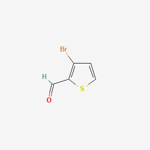 3-Bromothiophene-2-carboxaldehyde chemical structure (CAS 930-96-1)