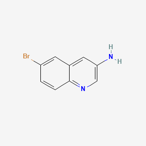6-Bromoquinolin-3-amine chemical structure (CAS 930570-31-3)