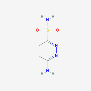 6-Aminopyridazine-3-sulfonamide chemical structure (CAS 930599-68-1)
