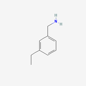 (3-Ethylphenyl)methanamine chemical structure (CAS 93071-79-5)